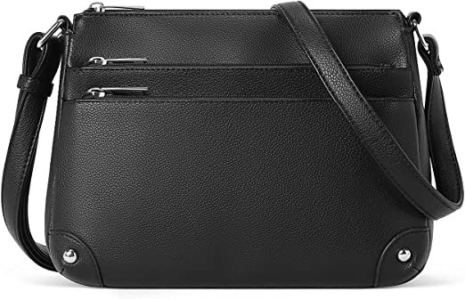 Crossbody Bags for Women, Wallet Satchel Purse with Multi Zipper Pocket