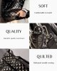 Quilted Tote Bag for Women,Weekender Bag,Light Nylon Quilted Crossbody Shoulder Bag