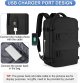 Casual Daypack Small Hiking Backpack Black